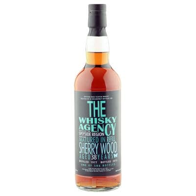 Speyside 1977 38 Year Old, The Whisky Agency 2015 Bottling