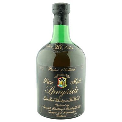 Speyside 20 Year Old, Pure Malt Eighties Bottling