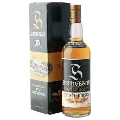 Springbank 15 Year Old, Eighties Bottling with Box