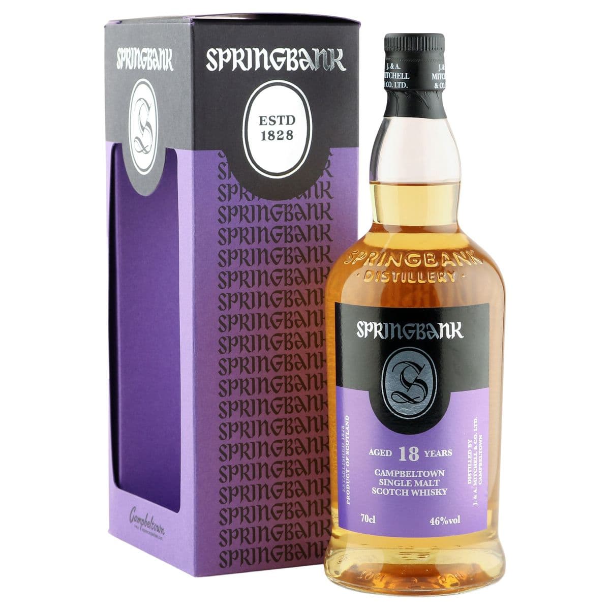 Springbank 18 Year Old, Bourbon Matured 2018 Release with Presentation ...