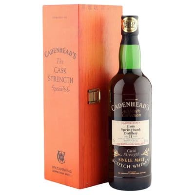 Springbank 1965 31 Year Old, Cadenhead's Cask Strength Sherrywood