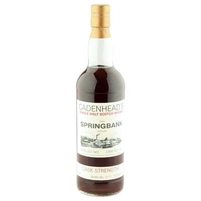 Springbank 1965, Cadenhead's Cask Strength Bottling, Cask #2164