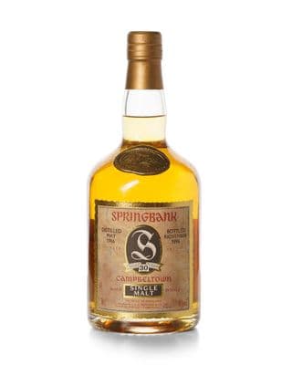 Springbank 1966 30 Year Old, Single Cask 1996 Bottling - Cask 1648