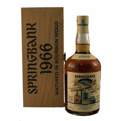 Springbank 1966 30 Year Old with Wooden Presentation Box