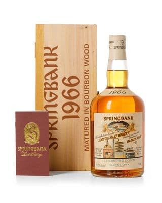 Springbank 1966 31 Year Old, Local Barley Cask #479 with Wooden Box