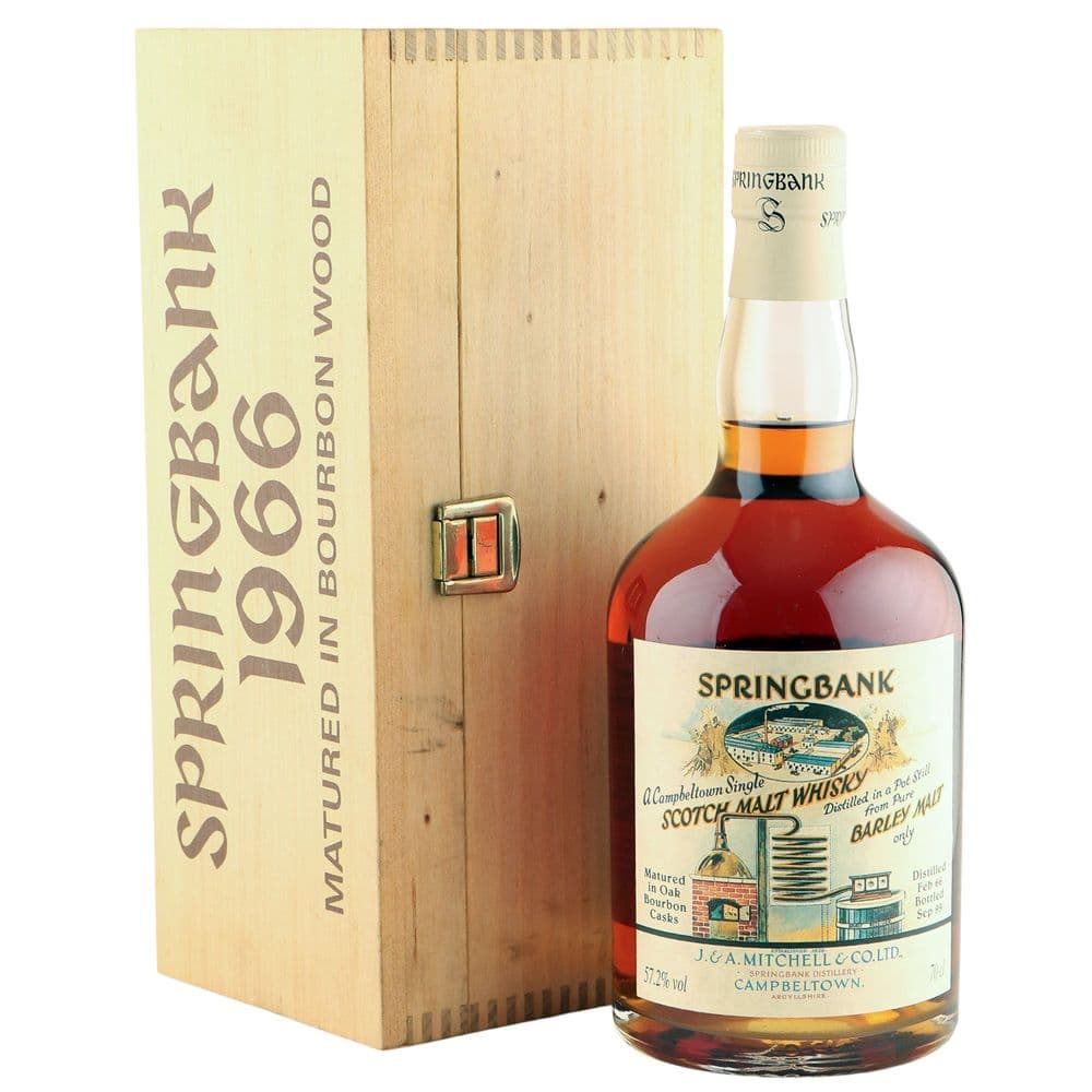 Springbank 1966 33 Year Old, Local Barley Cask #503 with Wooden Box ...
