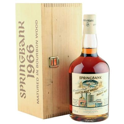Springbank 1966 33 Year Old, Local Barley Cask #503 with Wooden Box