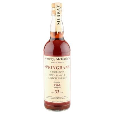 Springbank 1966 33 Year Old, Murray McDavid 1999 Bottling