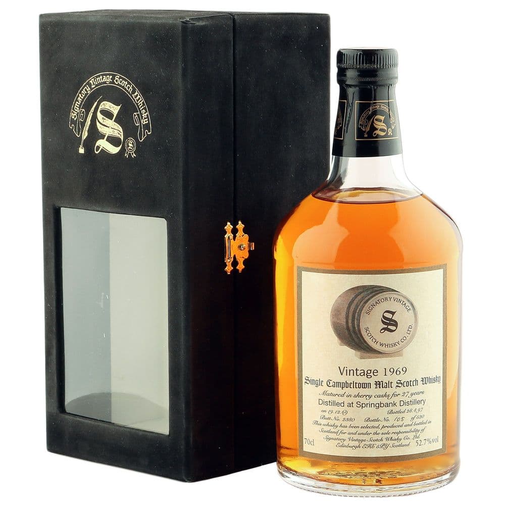 Springbank 1969 27 Year Old, Signatory Vintage 1997 | The Whisky Vault