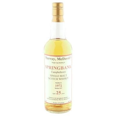 Springbank 1972 25 Year Old, Murray McDavid Bottling