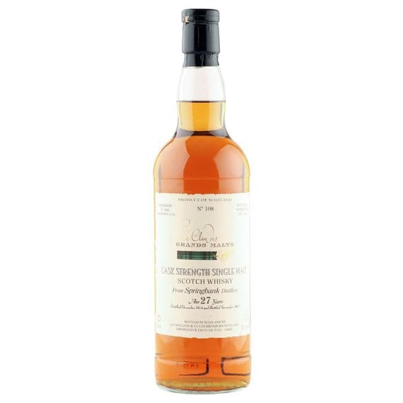 Springbank 1974 27 Year Old, Le Clan des Grands Malts 2002 Bottling - Cask #2284 | The Whisky Vault