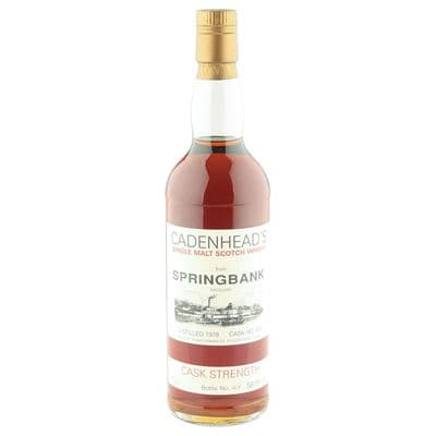 Springbank 1978, Cadenhead's Cask Strength Bottling, Cask #195