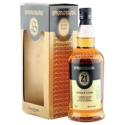 Springbank 21 Year Old, Single Cask 2016 Limited Edition with Box - Oloroso Sherry Butt