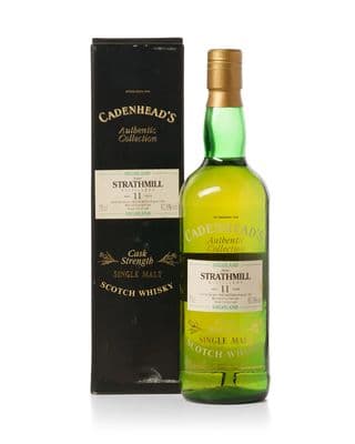 Strathmill 1980 11 Year Old, Cadenhead's 1992 Bottling with Box