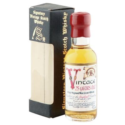 Strathmill 25 Year Old, Signatory Vintage 5cl Miniature