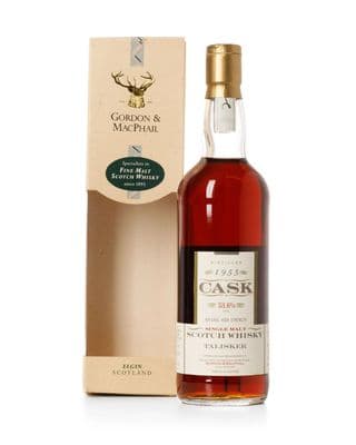 Talisker 1955 38 Year Old, Gordon & MacPhail Original Cask Strength with Box