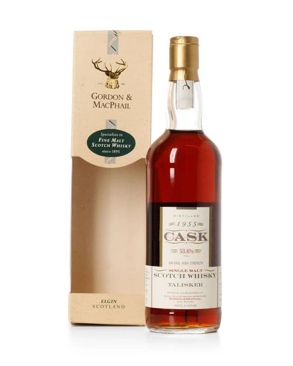 Talisker 1955 38 Year Old, Gordon & MacPhail Original Cask Strength with Box | The Whisky Vault