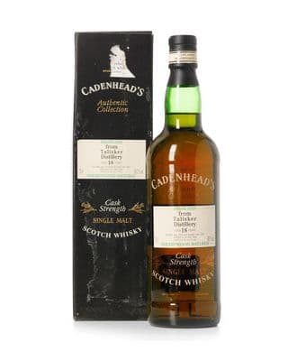 Talisker 1979 18 Year Old, Cadenhead's 1997 Bottling with Box