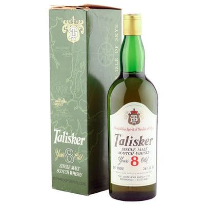 Talisker 8 Year Old, Seventies Bottling with Box