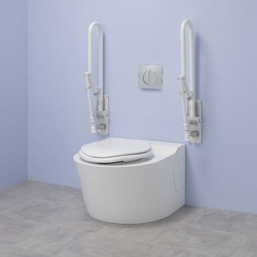 Back to Wall Bariatric WC Pack - White