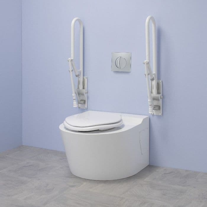 Back to Wall Bariatric WC Pack - White