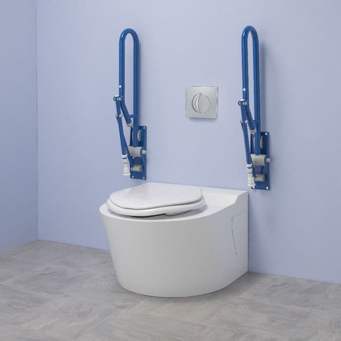 Back to Wall Bariatric WC Pack - Blue