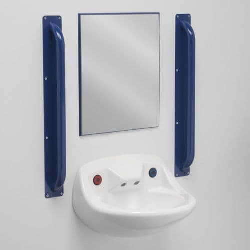 Anti-Ligature Basin Pack, Blue