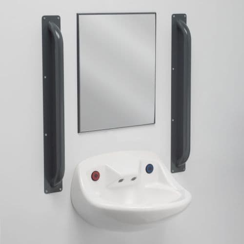 Anti-Ligature Basin Pack, Grey