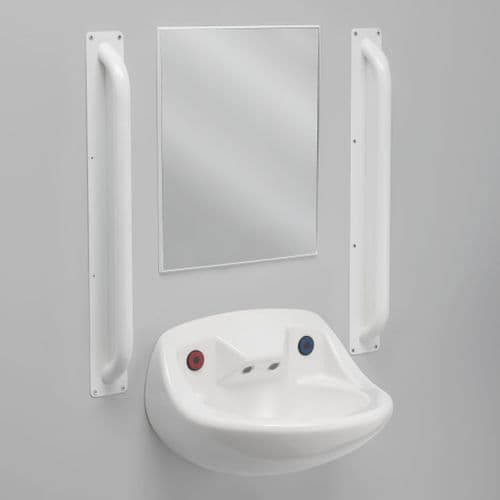 Anti-Ligature Basin Pack, White