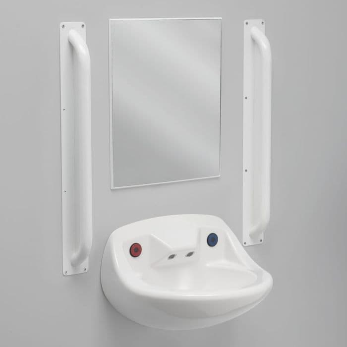 Anti-Ligature Basin Pack White
