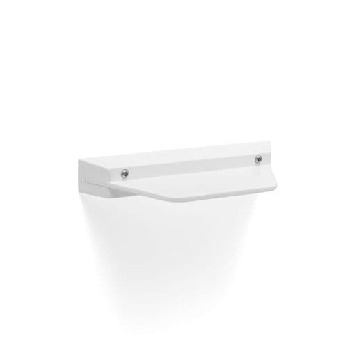 Anti-Ligature Colostomy Shelf - 250mm - White