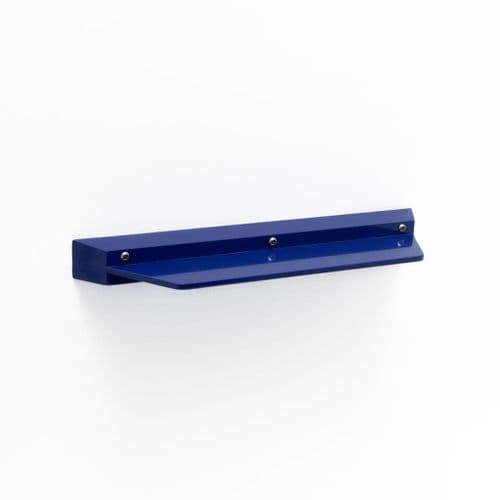 Anti-Ligature Colostomy Shelf - 400mm - Blue