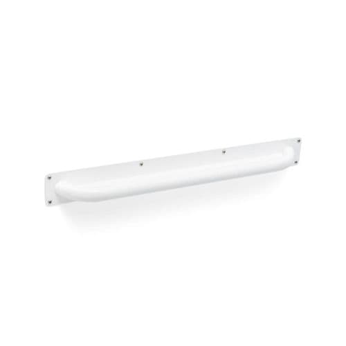 Anti-Ligature Grab Rail - Double Ended - White