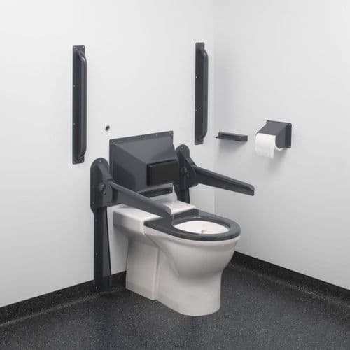Anti-Ligature WC Ambulant Pack, Grey