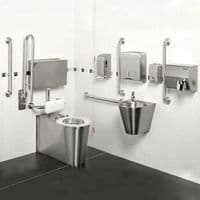 Armourlight Vandal Resistant Low Level Doc M Disabled Toilet Pack