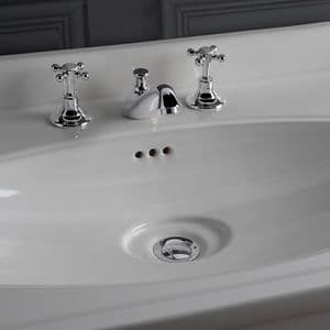 Healey & Lord Classic Collection 800mm Console Basin with Metal Basin Stand