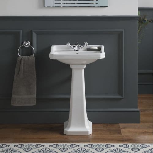 Classic Cloakroom Basin with Pedestal