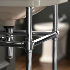 Healey & Lord Classic Collection Cloakroom Basin with Metal Basin Stand