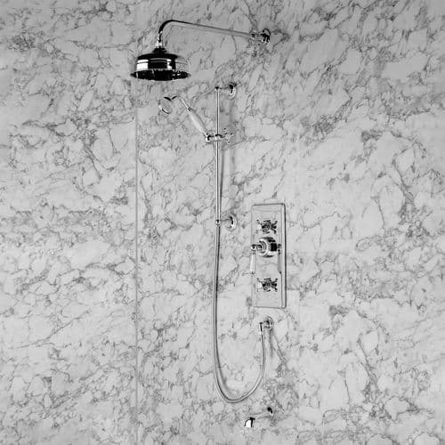 Classic Concealed Thermostatic Shower & Bath Spout Set