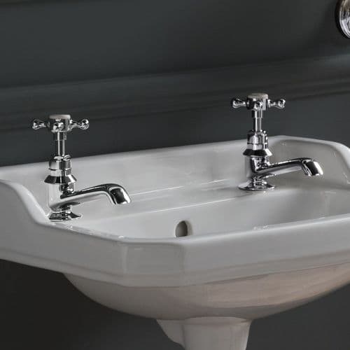 Classic Deck-Mounted Basin Taps (Pair)