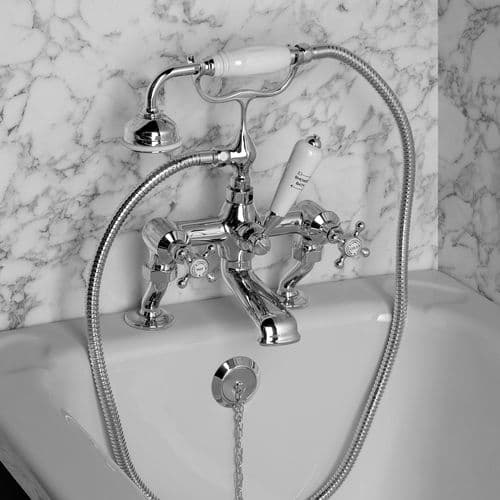 Classic Deck-Mounted Bath Shower Mixer