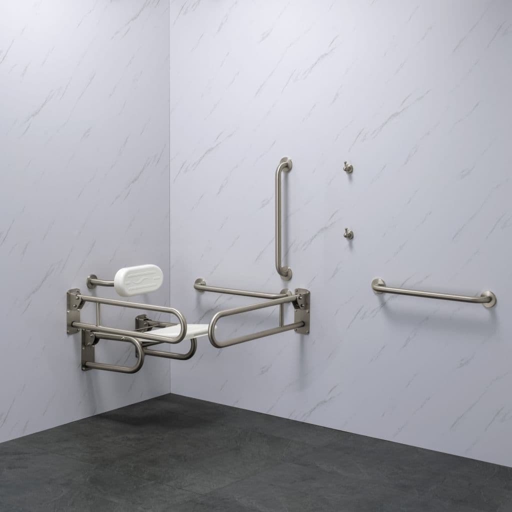 Classic Doc M Disabled Changing Room Pack - Brushed nickel