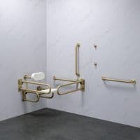 Classic Doc M Disabled Changing Room Pack - Satin brass