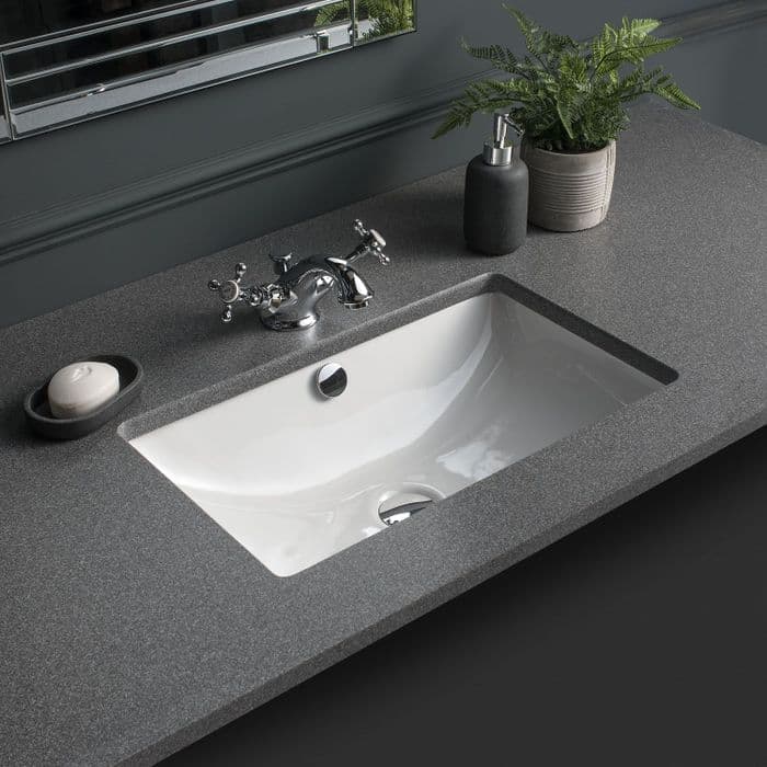 Healey & Lord Classic Collection Rectangular Undermounted Wash Basin