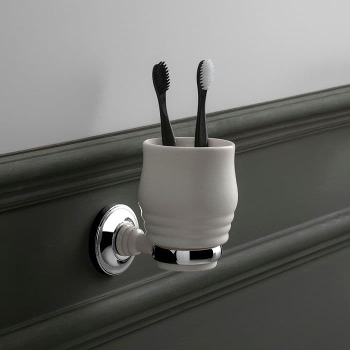 Healey & Lord Classic Collection Wall-Mounted Porcelain Tumbler