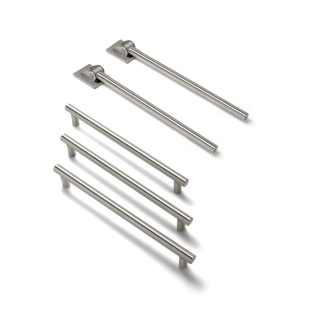 Contemporary Roseless Changing Room Grab Rail Pack in Brushed Stainless ...
