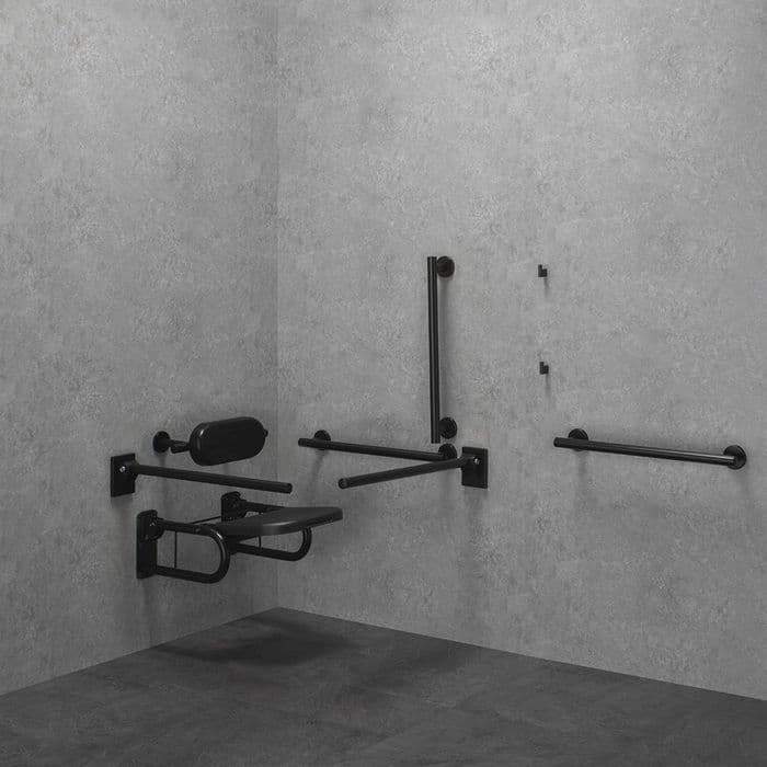 DELUXE MODERN DOC M DISABLED CHANGING ROOM PACK- MATT BLACK