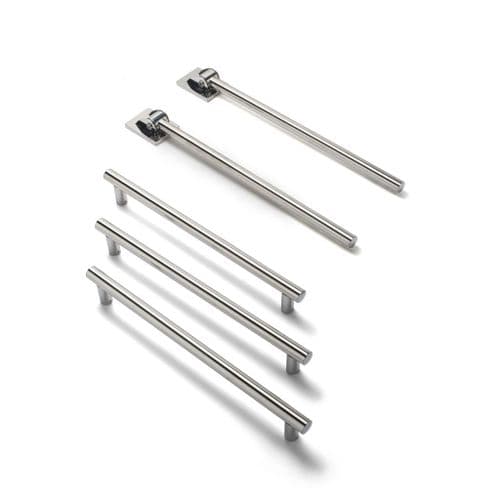 Designer Disabled Roseless Shower Grab Rail Kit in Polished Stainless Steel