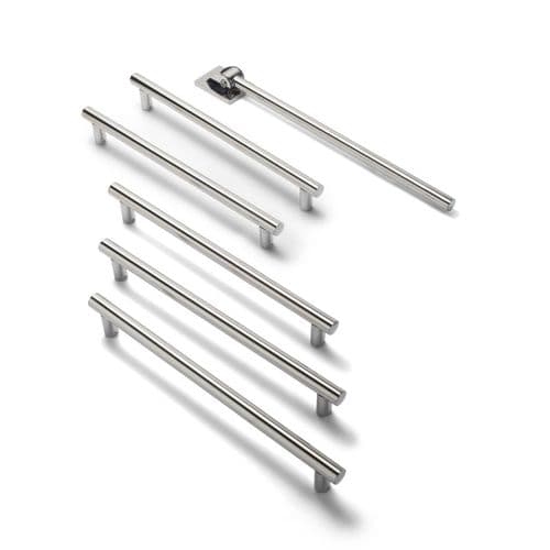 Designer Disabled Roseless Toilet Grab Rail Kit in Polished Stainless Steel