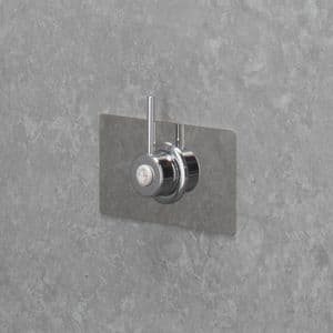 Designer TMV3 Thermostatic Shower Valve & Adjustable Shower Head - Polished Stainless Steel